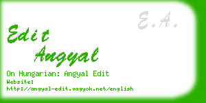 edit angyal business card